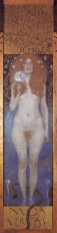 Gustav Klimt Nuda Veritas France oil painting art